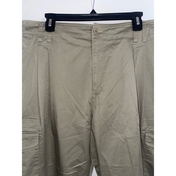 Lauren Ralph Lauren Women's Size 16 Pleated Cargo Pant NWT Micro Sanded Twill - Picture 5 of 11